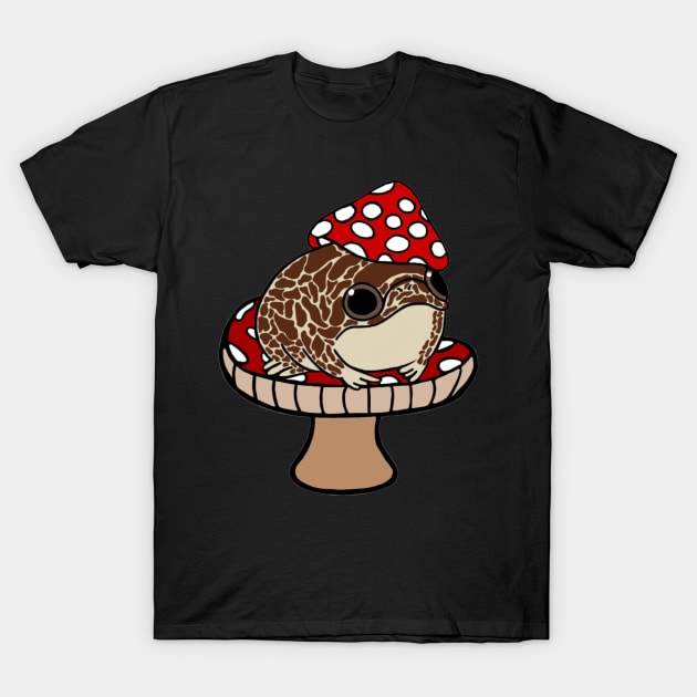 Rain frog Mushie T-Shirt by MushieCreatures